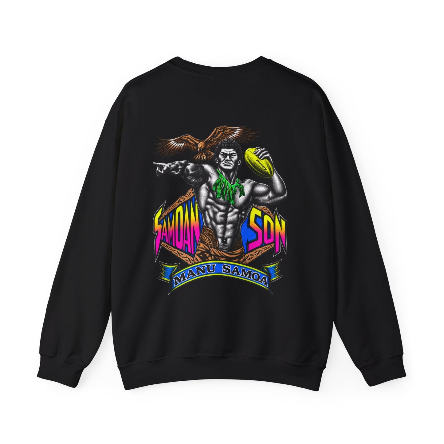 Samoan Strength Samoan Son Manu Samoa Unisex Heavy Blend™ Crewneck Sweatshirt