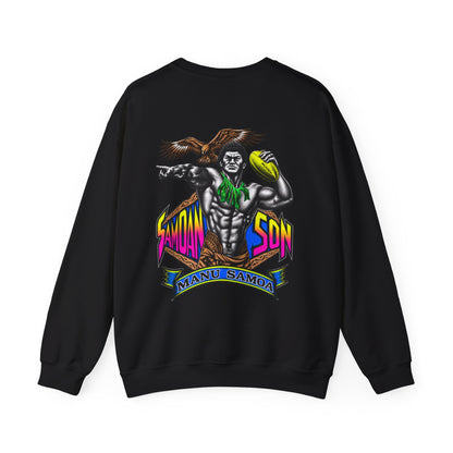Samoan Strength Samoan Son Manu Samoa Unisex Heavy Blend™ Crewneck Sweatshirt