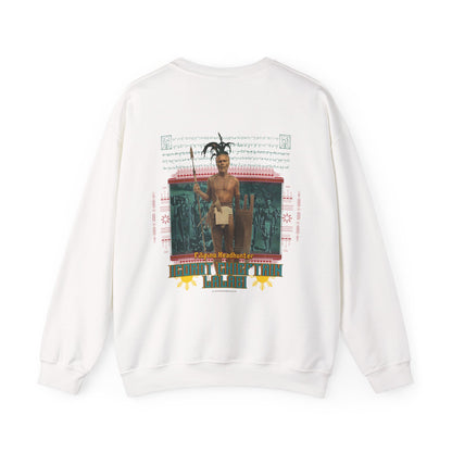 Filipino Strength Filipino Headhunter Igorot Chieftain Lalabi Unisex Heavy Blend™ Crewneck Sweatshirt