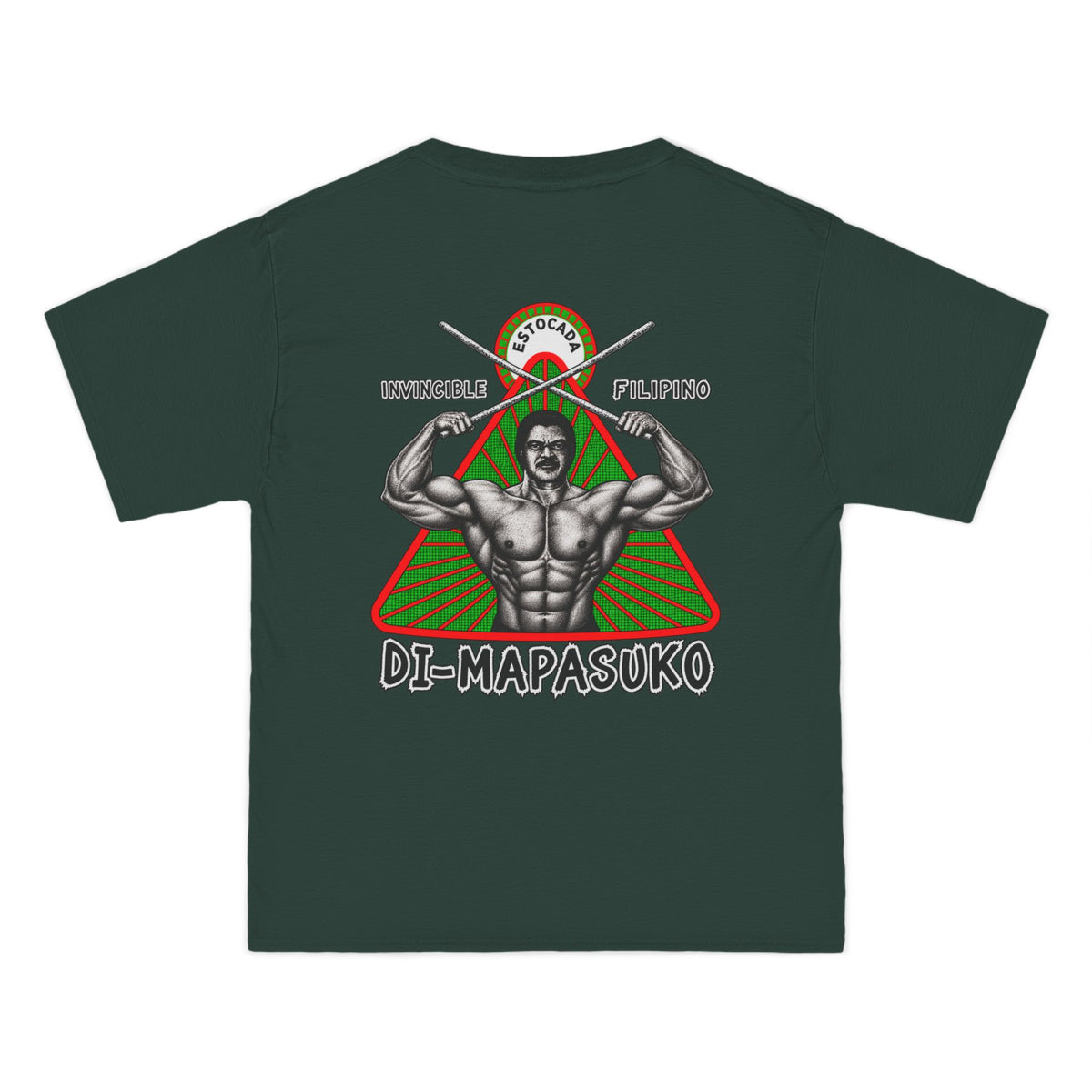 Filipino Strength Invincible Filipino Estocada Beefy-T®  Short-Sleeve T-Shirt