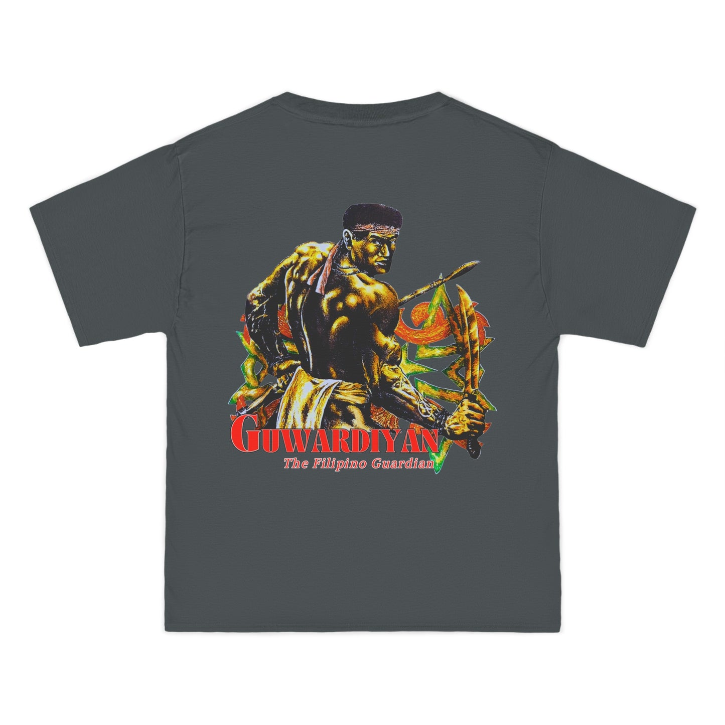 Filipino Strength The Filipino Guardian Guwardiyan Vintage Design 90s New Print Beefy-T®  Short-Sleeve T-Shirt