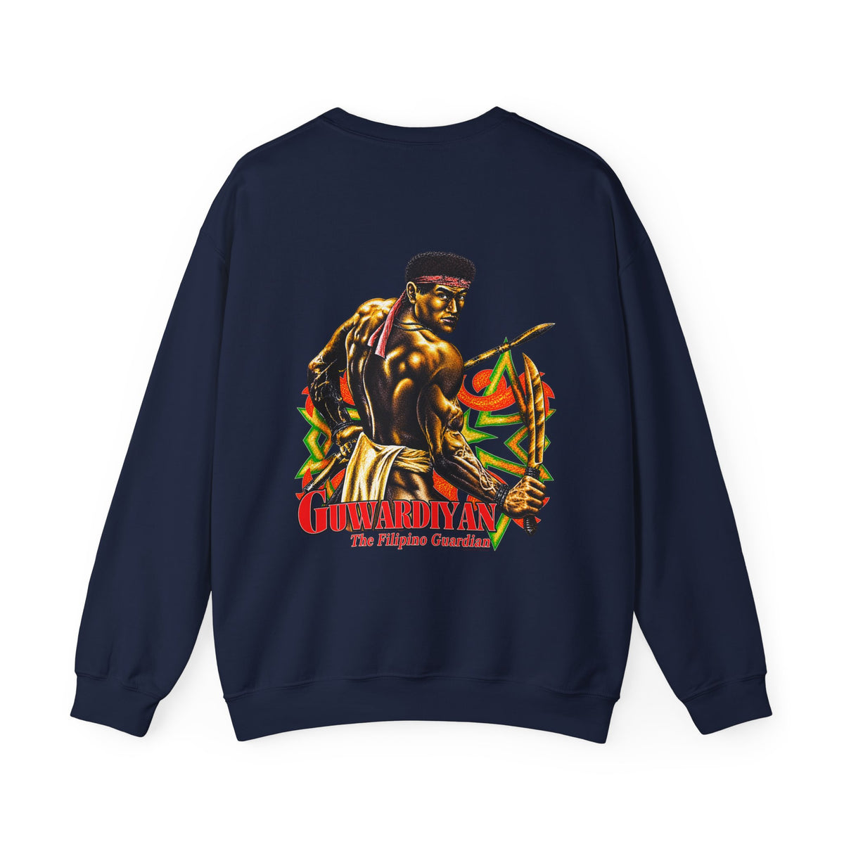 Filipino Strength The Filipino Guardian Guwardiyan Unisex Heavy Blend™ Crewneck Sweatshirt