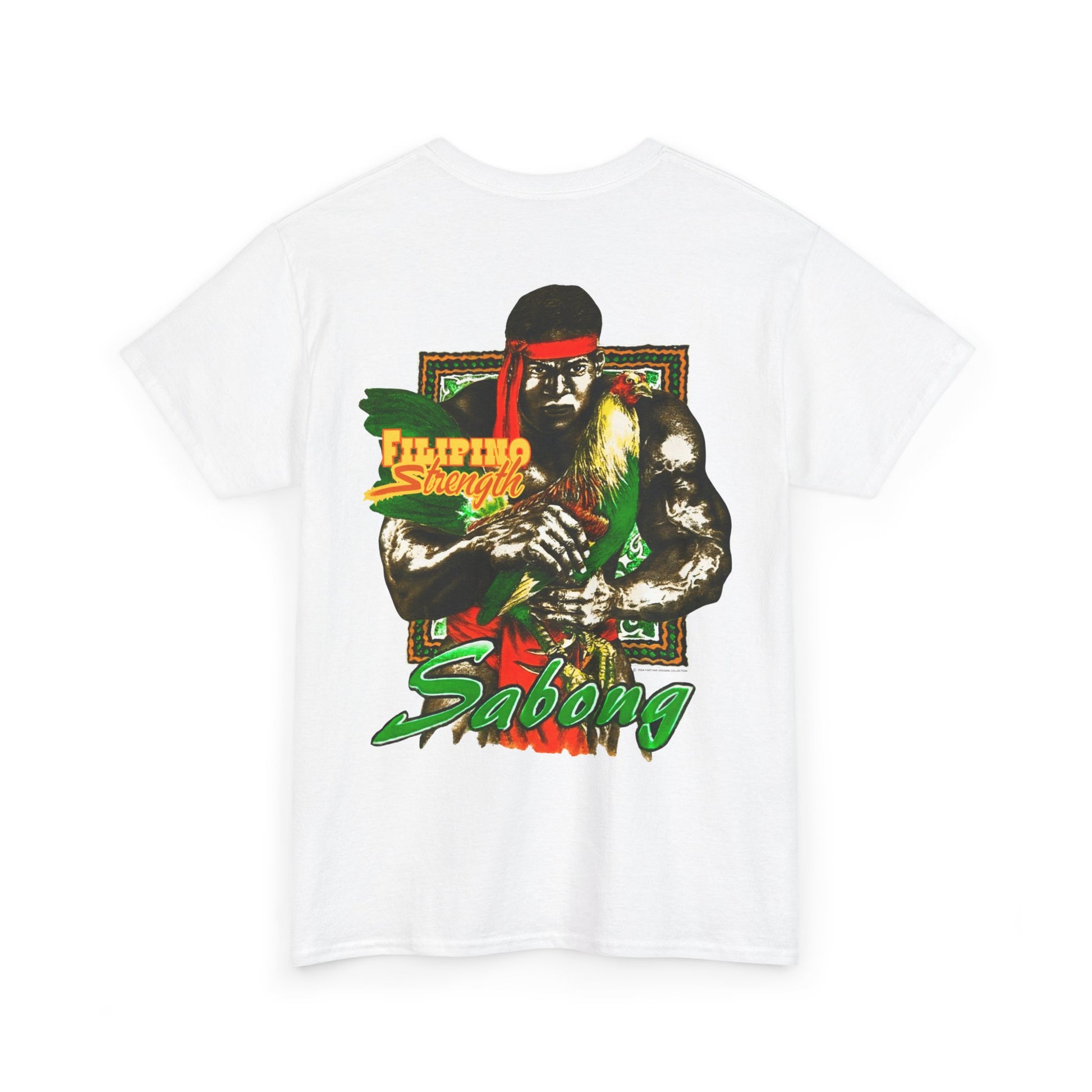 Filipino Strength Sabong t-shirt with Filipino streetwear design and Filipino shirt designs.